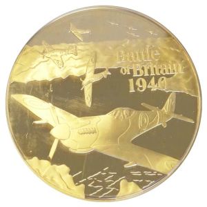 1kg zlatnik Alderney 2010 - Bitka za Britaniju