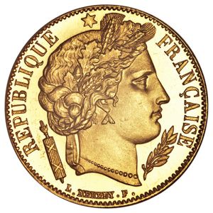 20 franaka zlatnik Ceres
