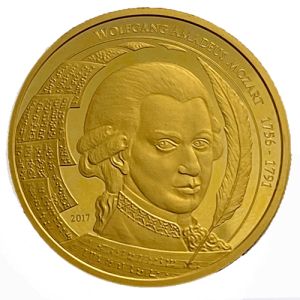 1 unca zlatnik Mozart 2017 Palau