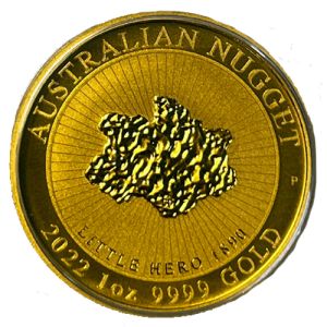 1 unca zlatnik Australian Nugget Little Hero 2022