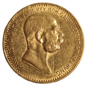 10 kruna zlatnik 1908 vladavina Franza Josepha I