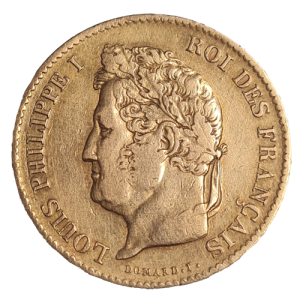 40 franaka zlatnik Louis-Philippe I. 1833