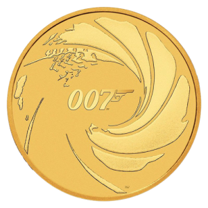 1 unca zlatnik Tuvalu James Bond 2020