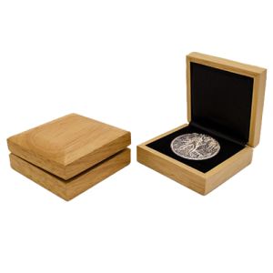 Drvena poklon kutija za srebrnjake 