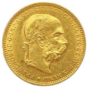 20 kruna zlatnik Franz Joseph