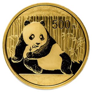 1 unca zlatnik Kineska Panda, razni