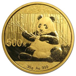 30g zlatnik Kineska panda