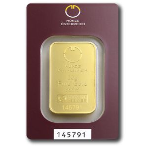 20g zlatna poluga Münze Österreich
