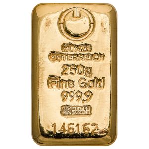 250 g zlatna poluga Münze Österreich