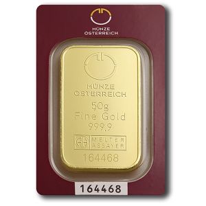50g zlatna poluga Münze Österreich