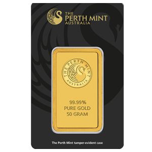 50g zlatna poluga Perth Mint