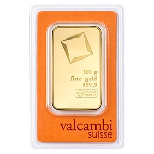 100 g zlatna poluga Valcambi
