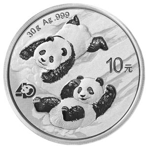 30g srebrnjak Kineska panda 2022